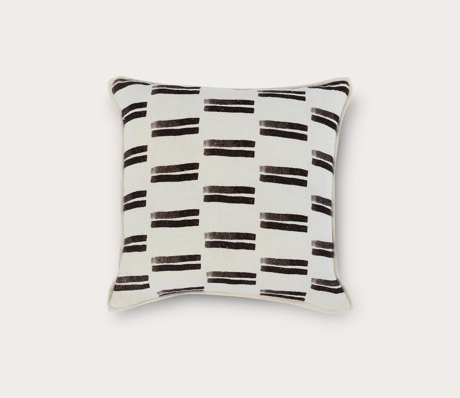 Dunes Black Throw Pillow by Villa Home