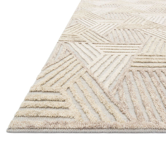 Ehren Oatmeal Ivory Area Rug by Loloi