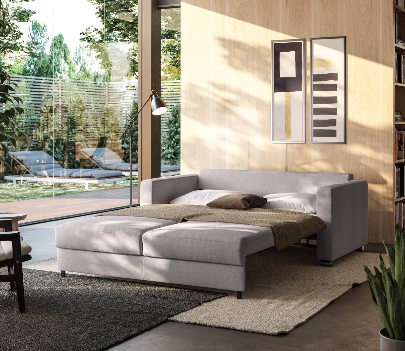 Fantasy 2 Sleeper Sofa by Luonto