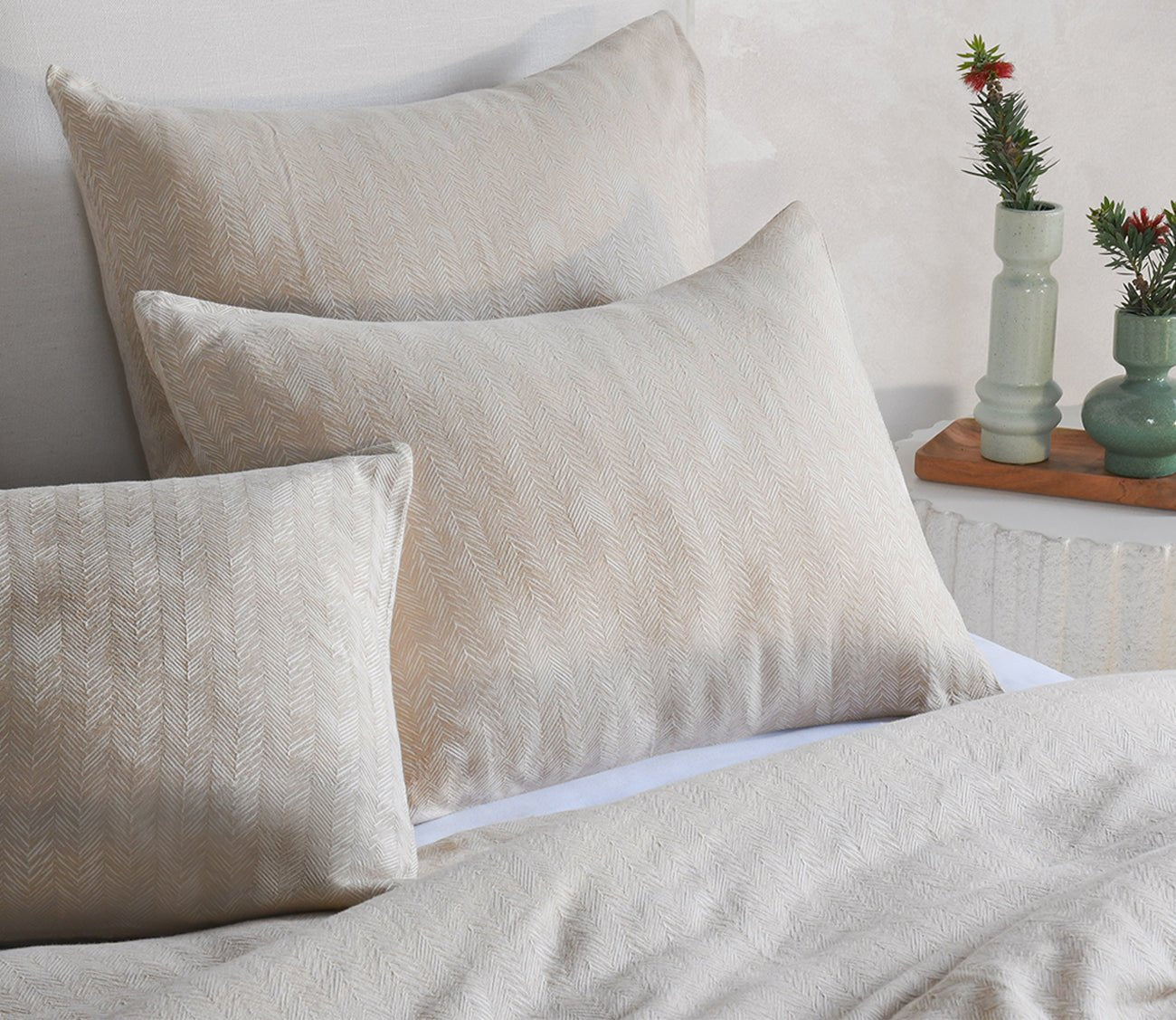 French Herringbone Pillow Sham by Villa by Classic Home