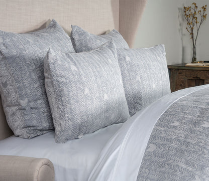 French Herringbone Storm Pillow Sham by Villa by Classic Home