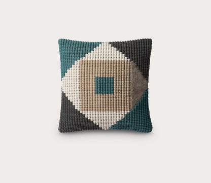 Geo Block Throw Pillow by Loloi