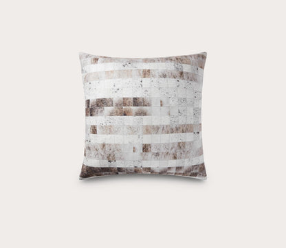 Geometric Faux Hide Floor Pillow by Loloi