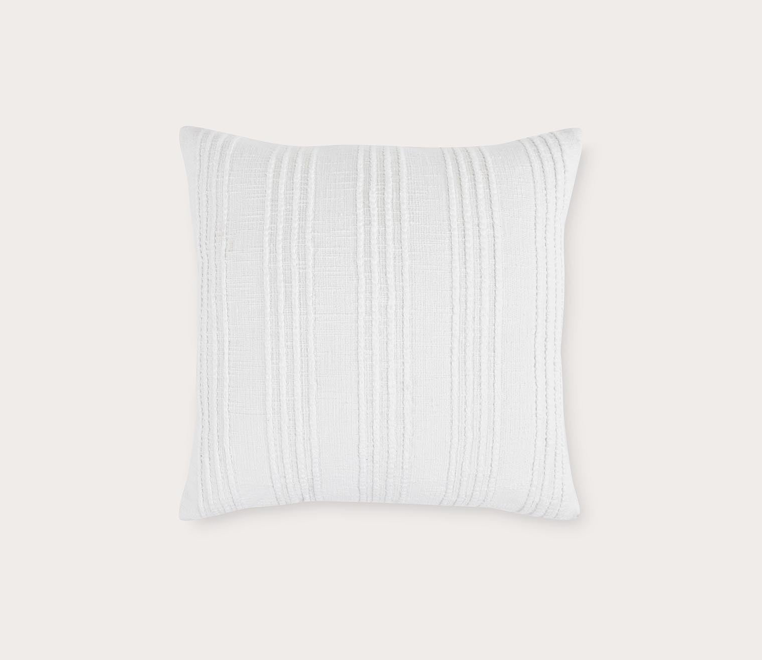 Gratitude Woven Throw Pillow by Villa Home