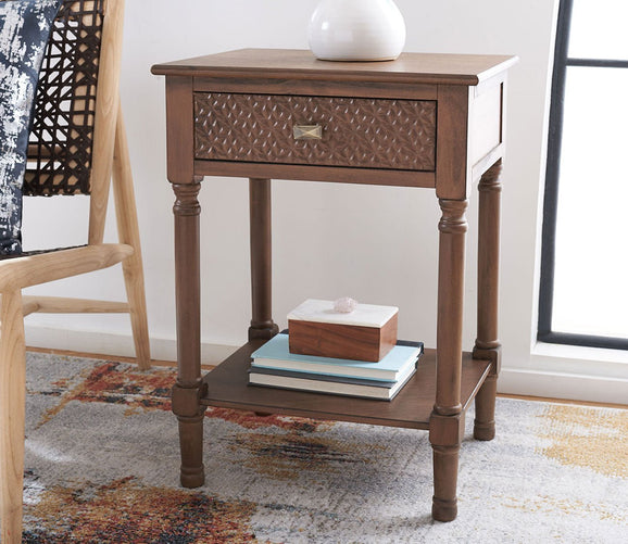 Halton 1-Drawer Accent Table by Safavieh