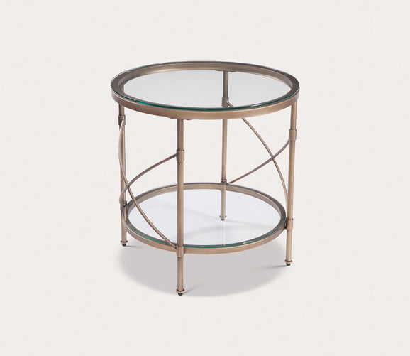 Harrison Round End Table by Bassett Mirror