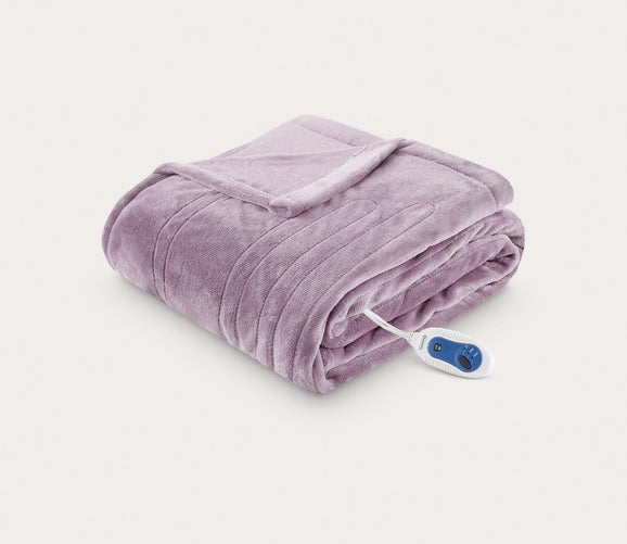 Heated Plush Throw by Beautyrest