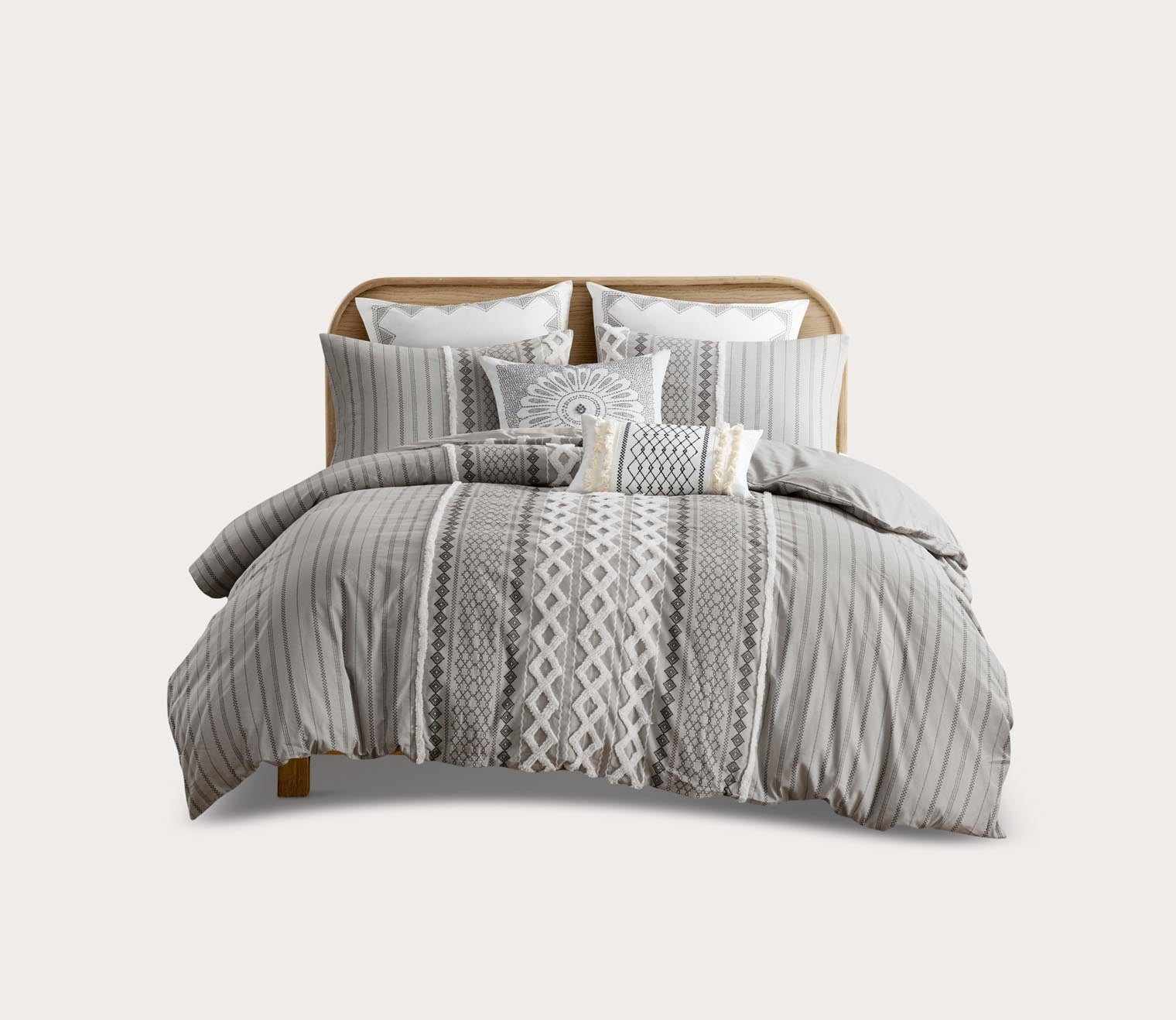 Imani Printed Cotton Chenille Comforter Set by INK + IVY