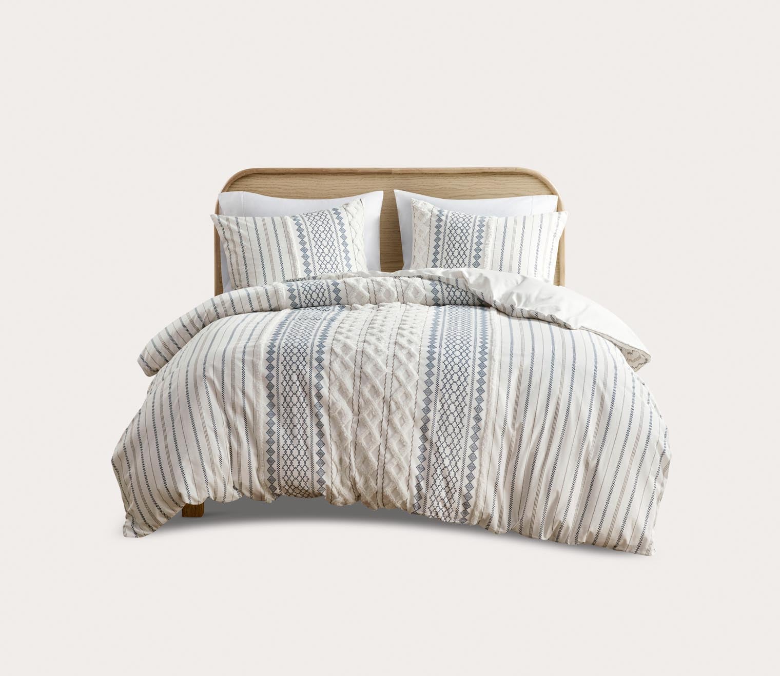 Imani Printed Cotton Chenille Comforter Set by INK + IVY