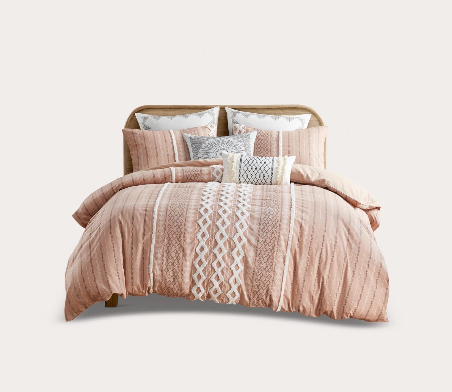 Imani Printed Cotton Chenille Comforter Set by INK + IVY