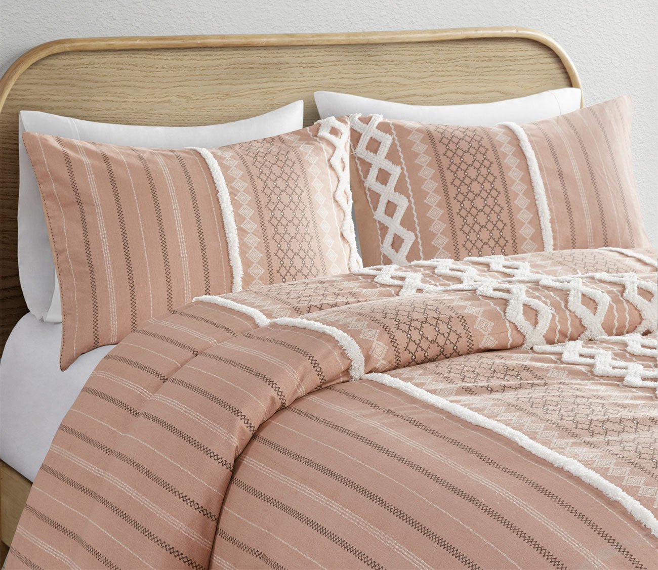 Imani Printed Cotton Chenille Comforter Set by INK + IVY