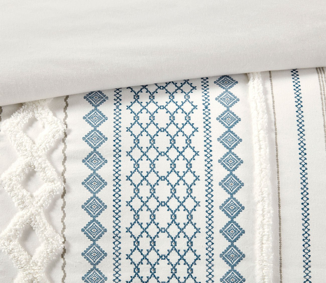 Imani Printed Cotton Chenille Comforter Set by INK + IVY