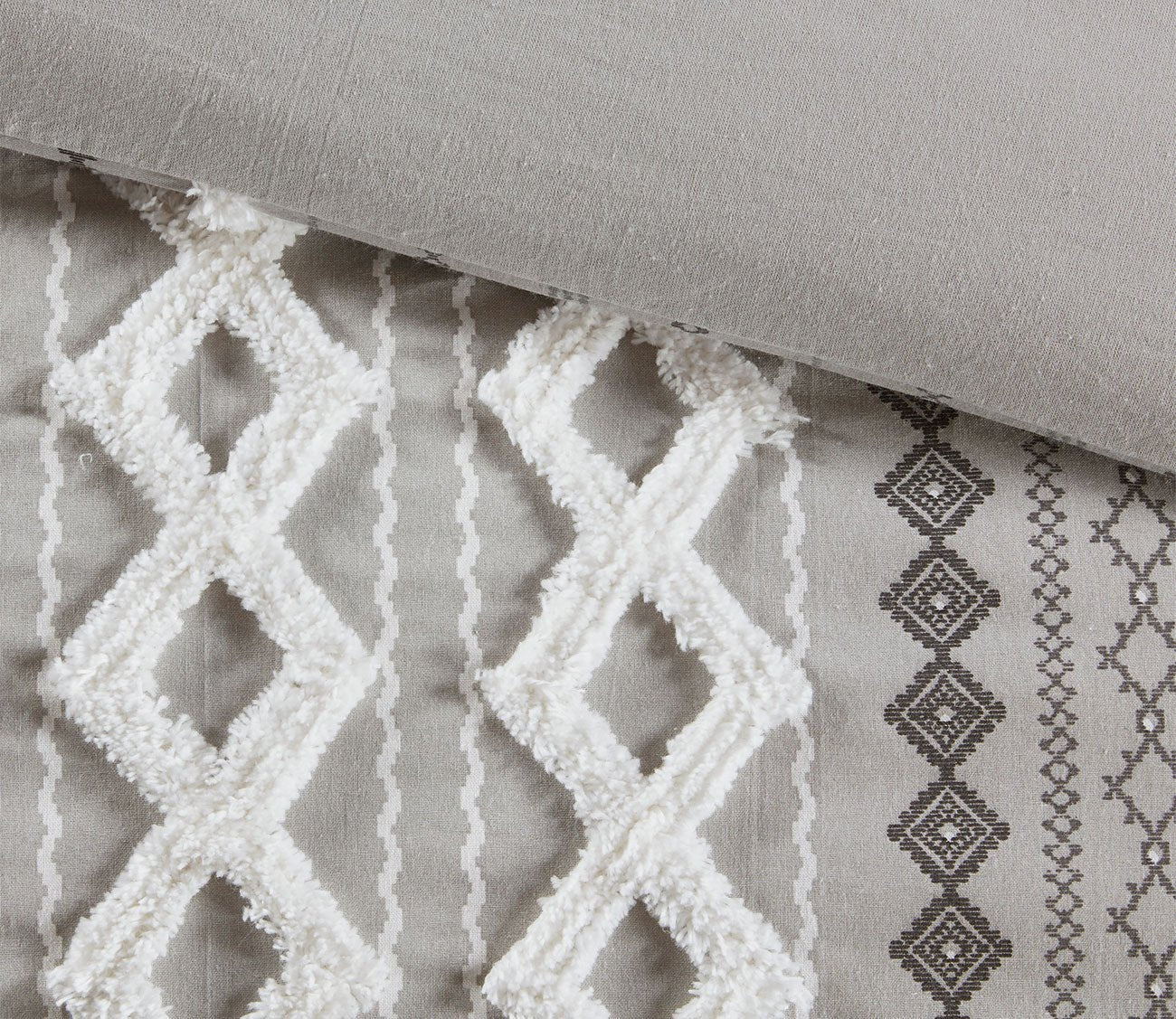 Imani Printed Cotton Chenille Comforter Set by INK + IVY