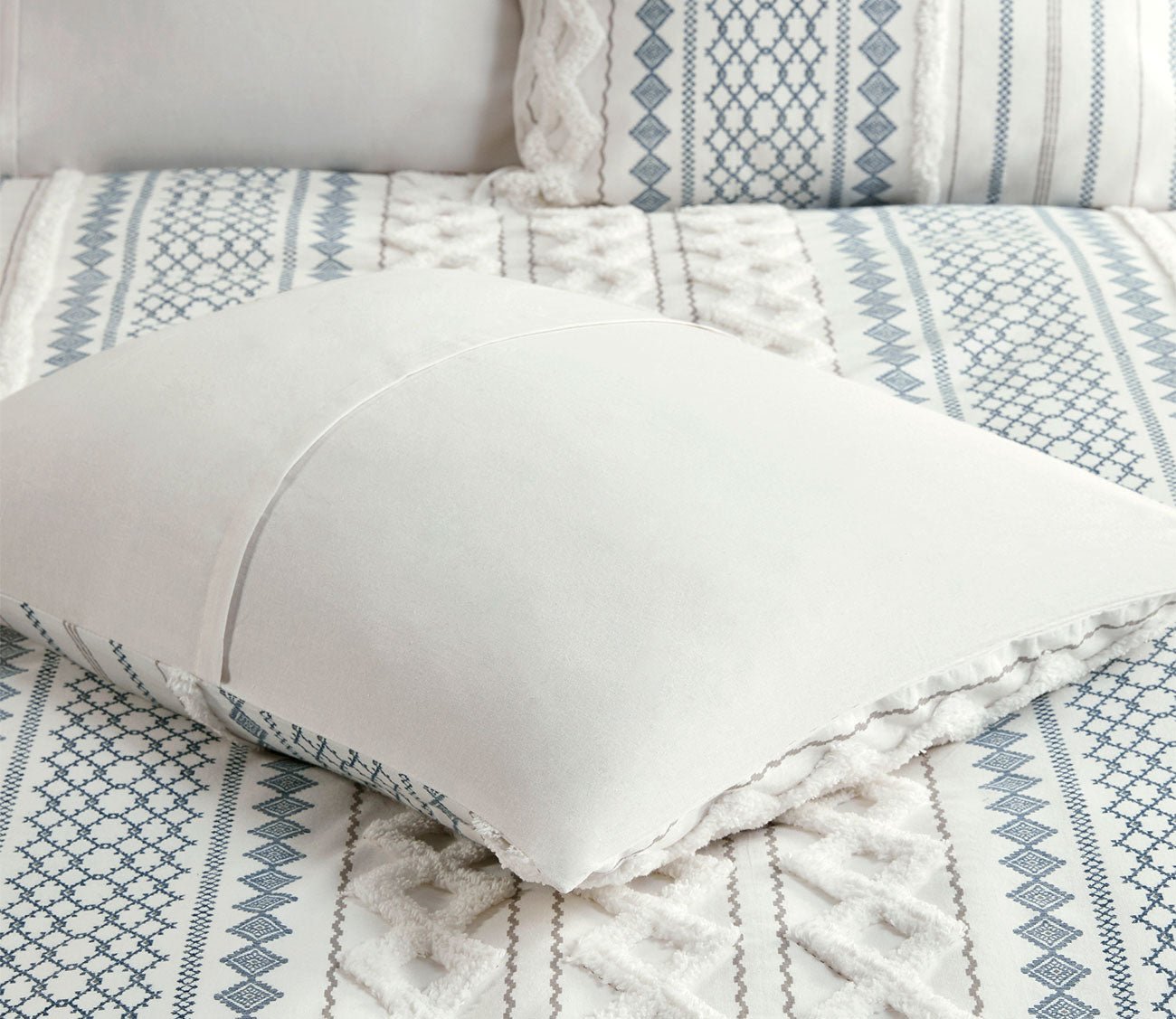 Imani Printed Cotton Chenille Comforter Set by INK + IVY