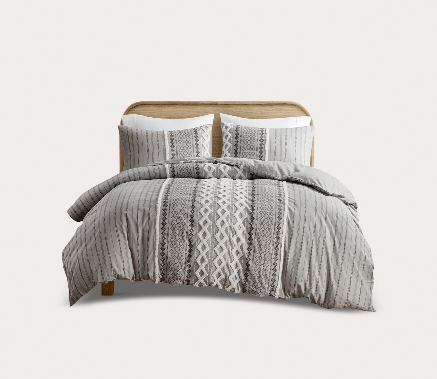 Imani Printed Cotton Chenille Comforter Set by INK + IVY