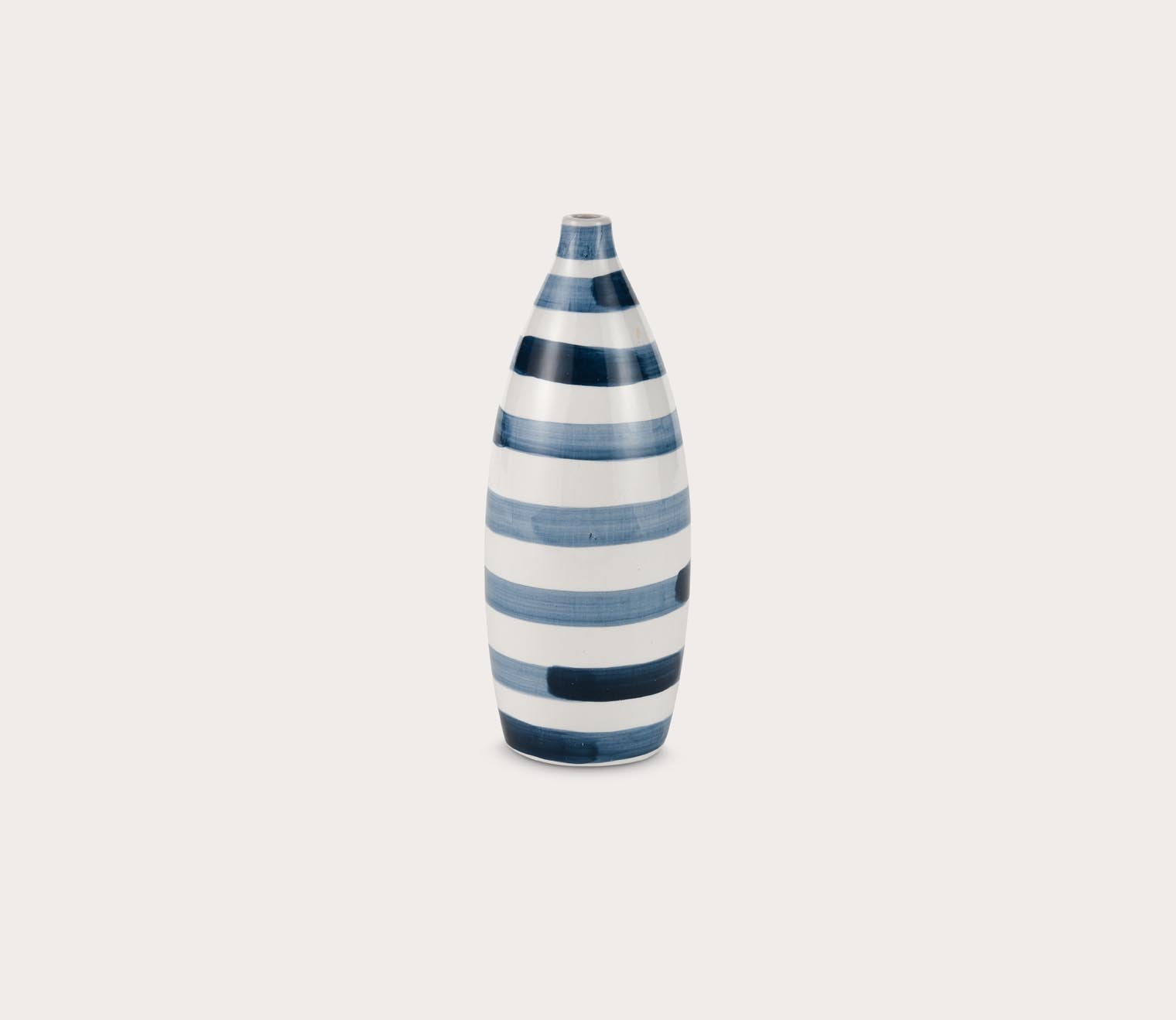 Indaal Blue Stripe Vase by Elk Home