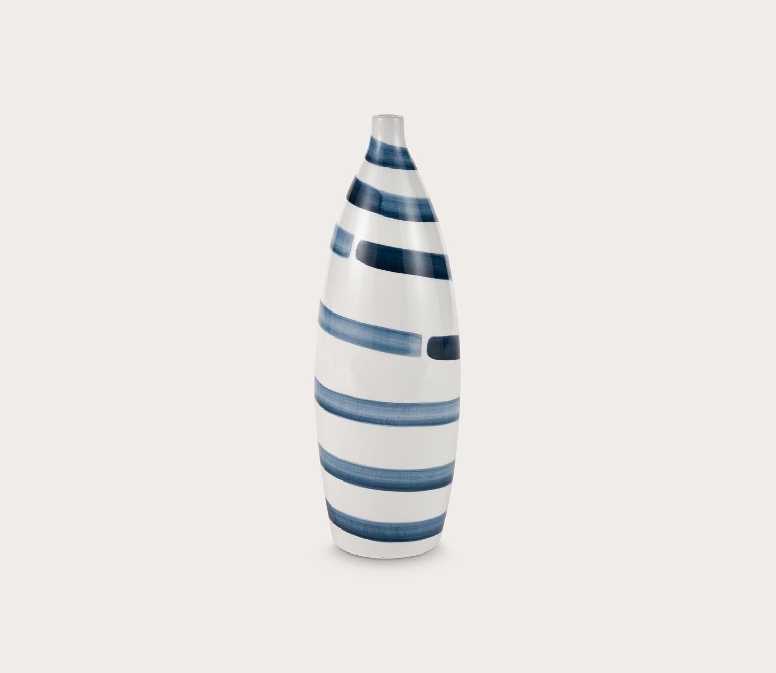 Indaal Blue Stripe Vase by Elk Home