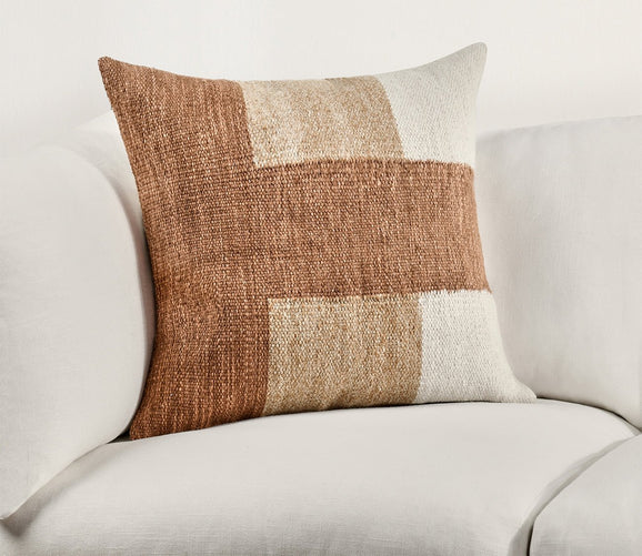 Kass Woven Block Throw Pillow by Villa by Classic Home