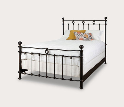 Wesley Allen Latif Iron Bed with Metal Profile Frame – City Mattress