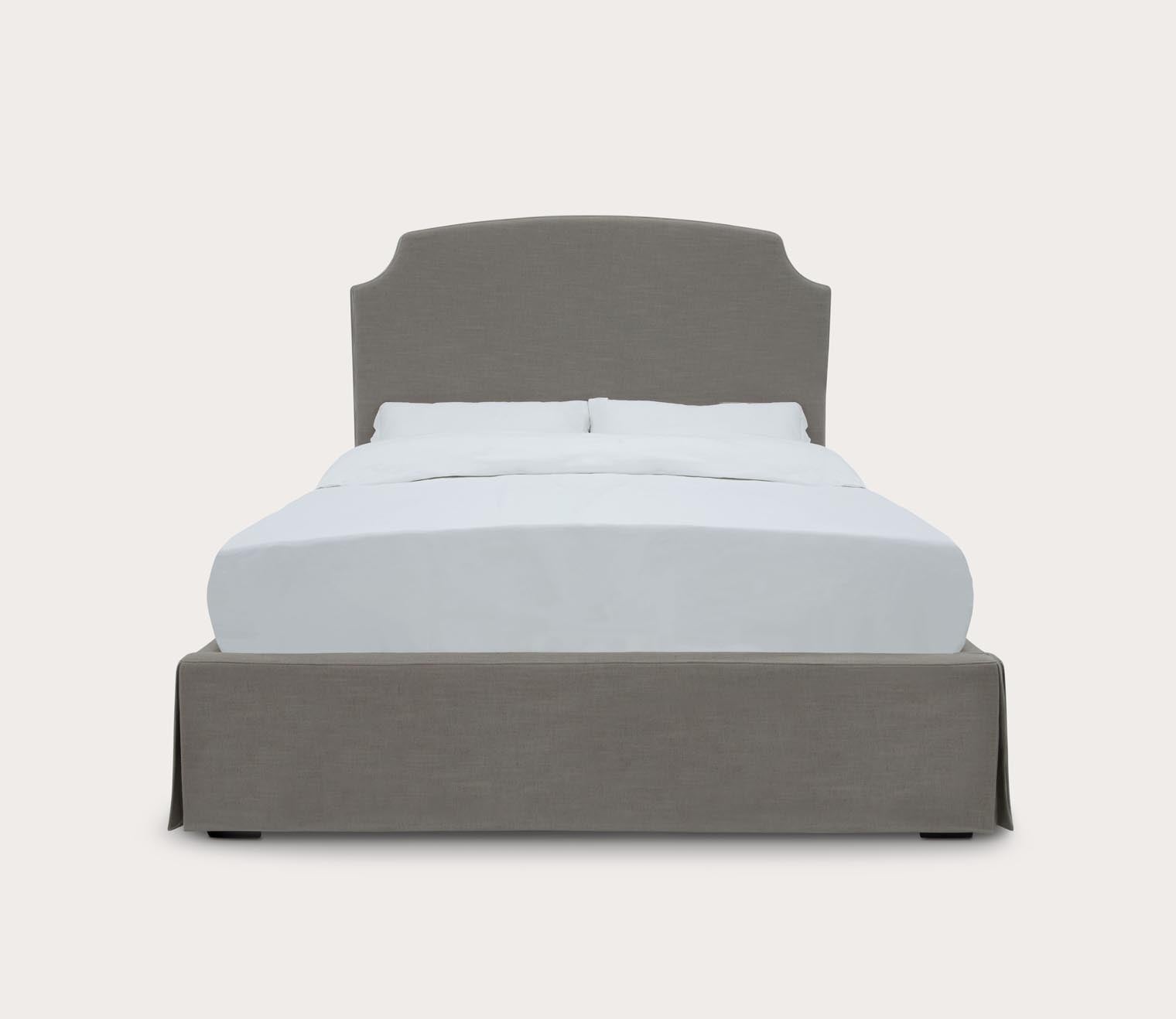 Laurel Upholstered Skirted Panel Bed by Modus Furniture