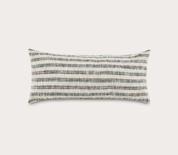 Linna Natural Black Throw Pillow by Villa by Classic Home