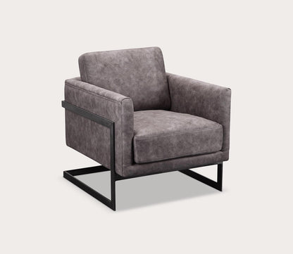 Luxley Iron Frame Upholstered Club Chair by Moe's Furniture