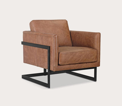 Luxley Iron Frame Upholstered Club Chair by Moe's Furniture