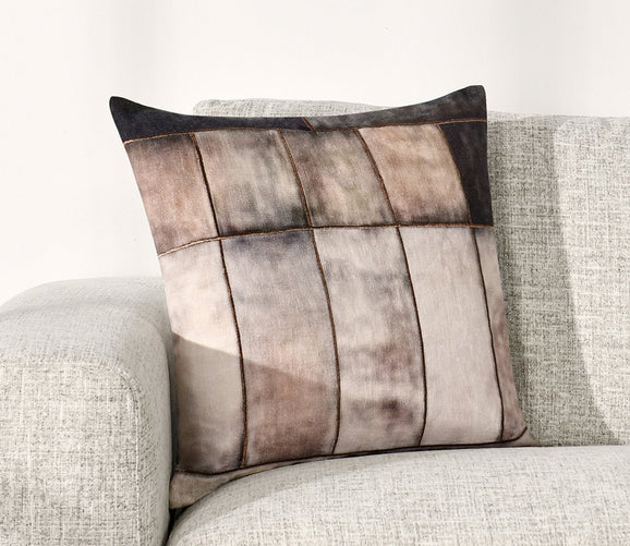 Maude Penny Brown Throw Pillow by Villa by Classic Home