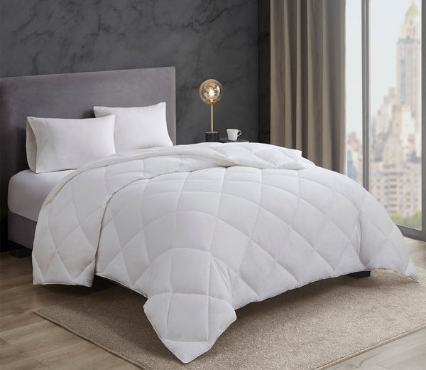 Sleep Philosophy Maximum Warmth Sateen White Down Alternative Thinsulate Comforter - White - King