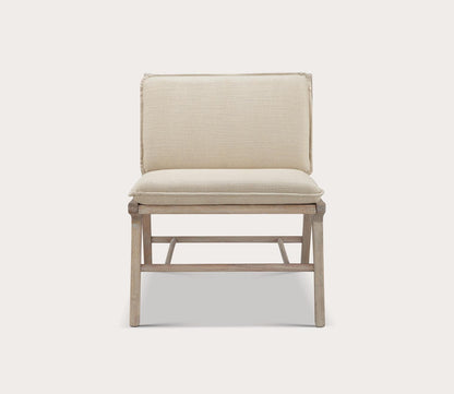 Melbourne Cane Inset Wood Accent Chair by INK + IVY