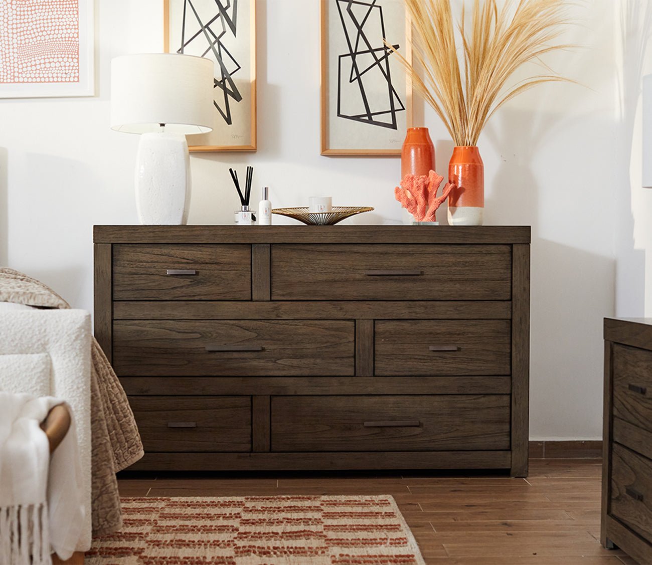 Modern Loft 6-Drawer Dresser by Aspen Home