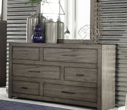 Modern Loft 6-Drawer Dresser by Aspen Home