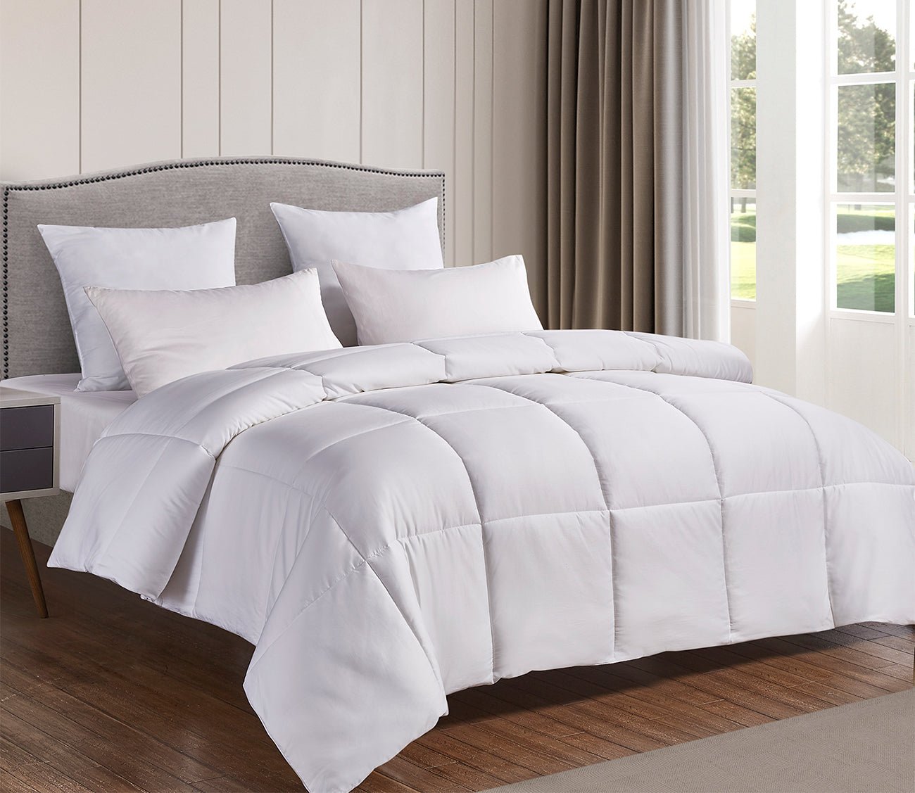 Naples Cotton Sateen Down Alternative Comforter by Blue Ridge Home Fashions