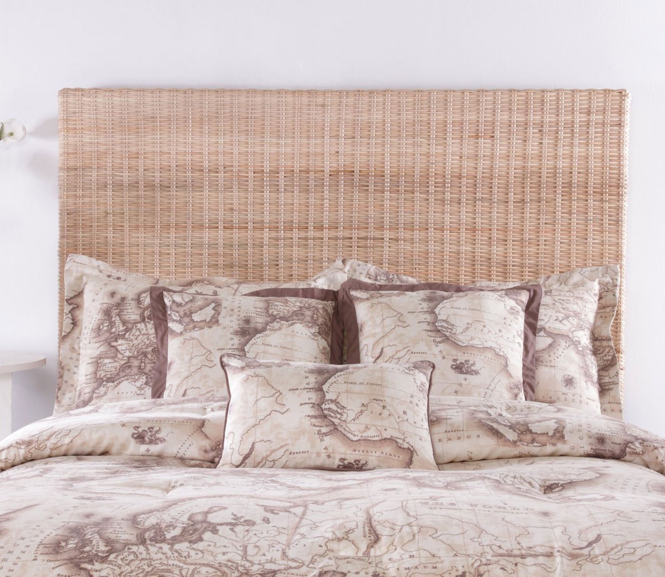 Natural Core Woven Rattan Headboard by Palmetto Home