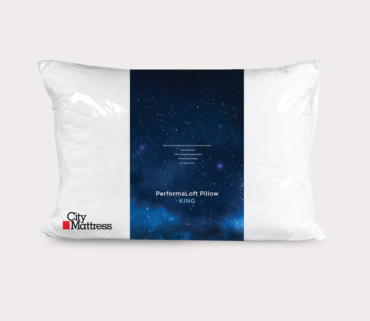 Night Song Down Alternative Pillow by City Mattress