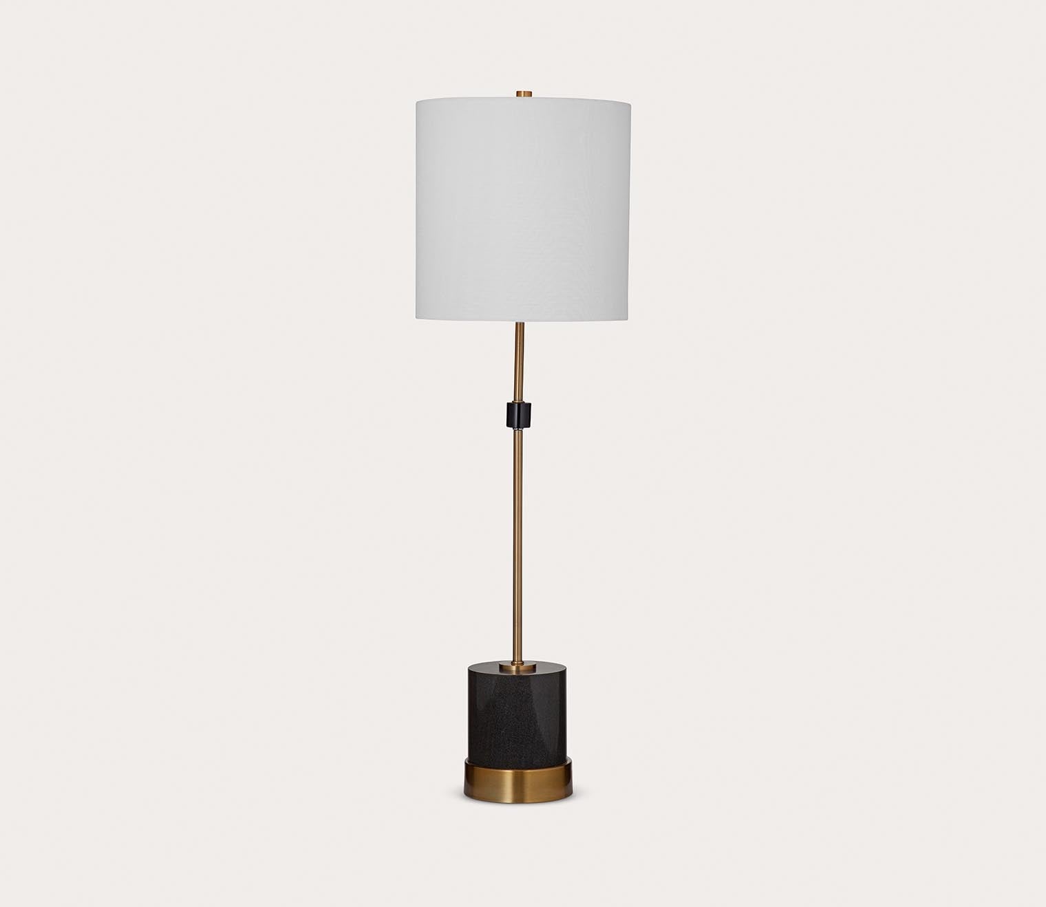 Ogden Metal Table Lamp by Bassett Mirror