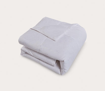 Organic Cotton All Season White Goose Feather and Down Comforter by Farm To Home