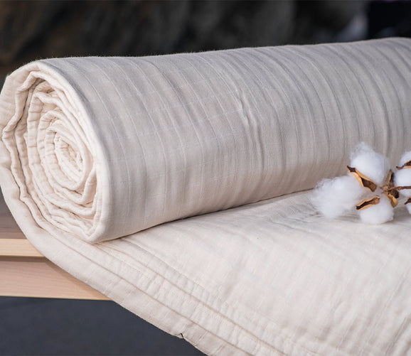 Organic Cotton Muslin Blanket by Sleep & Beyond