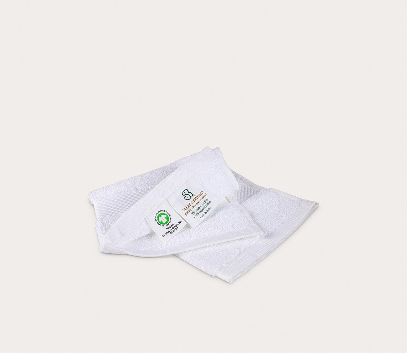 Organic Cotton Terry 4-Piece Washcloth Set by Sleep & Beyond