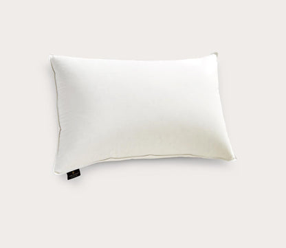 Organic Cotton White Down Pillow by Farm To Home