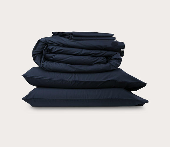 Ostuni Cotton Percale Sheet Set by Blu Sleep