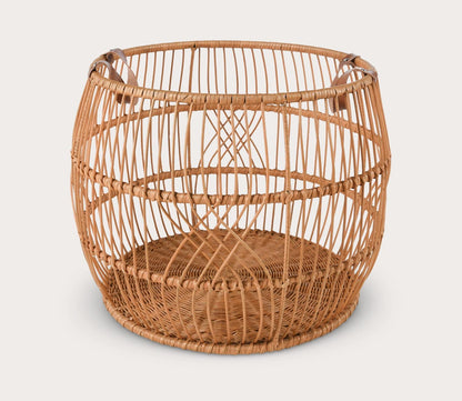 Rattan Iron Basket by Classic Home