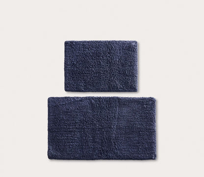 Madison Park Amherst Cotton Bath Rug, Blue