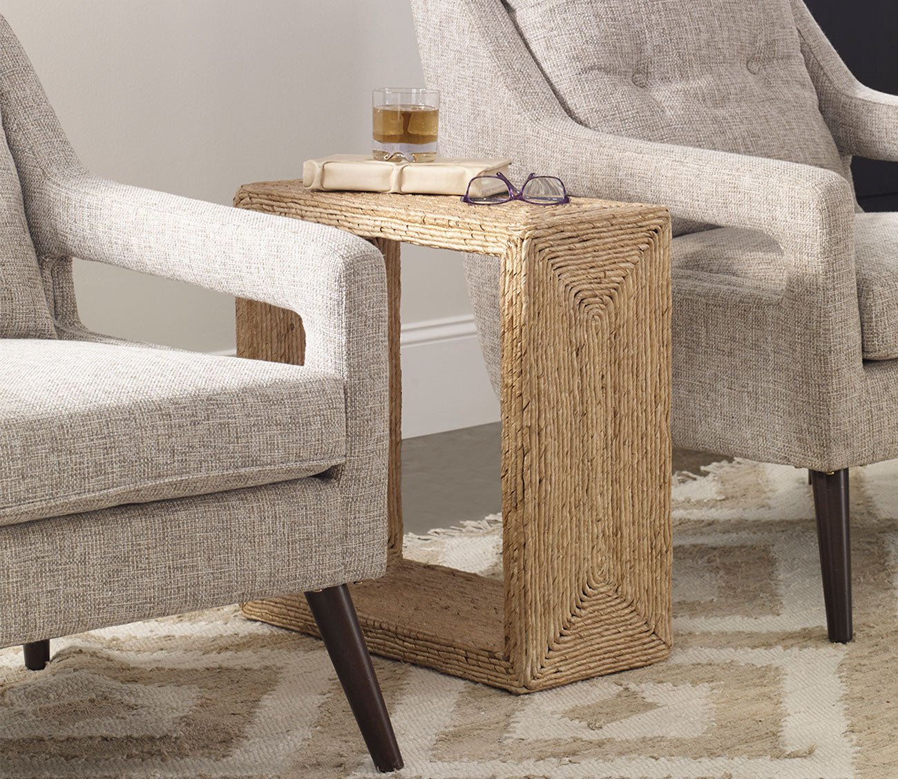 Rora Woven Accent Table by Uttermost