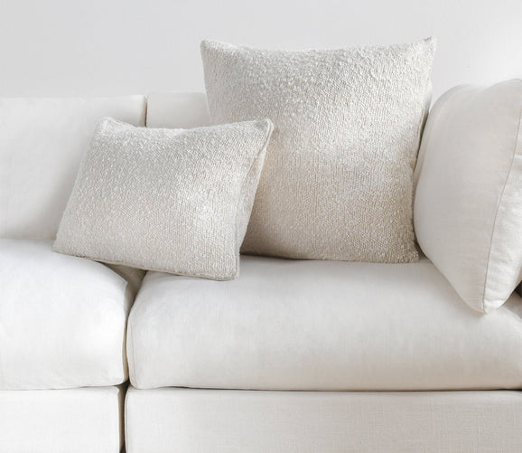 Sava Ivory Throw Pillow by Villa by Classic Home