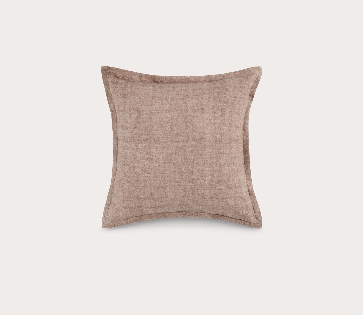 Solstice Flax Linen Throw Pillow by Villa by Classic Home