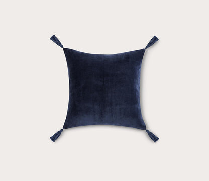 Stonework Denim Blue Throw Pillow by Villa by Classic Home