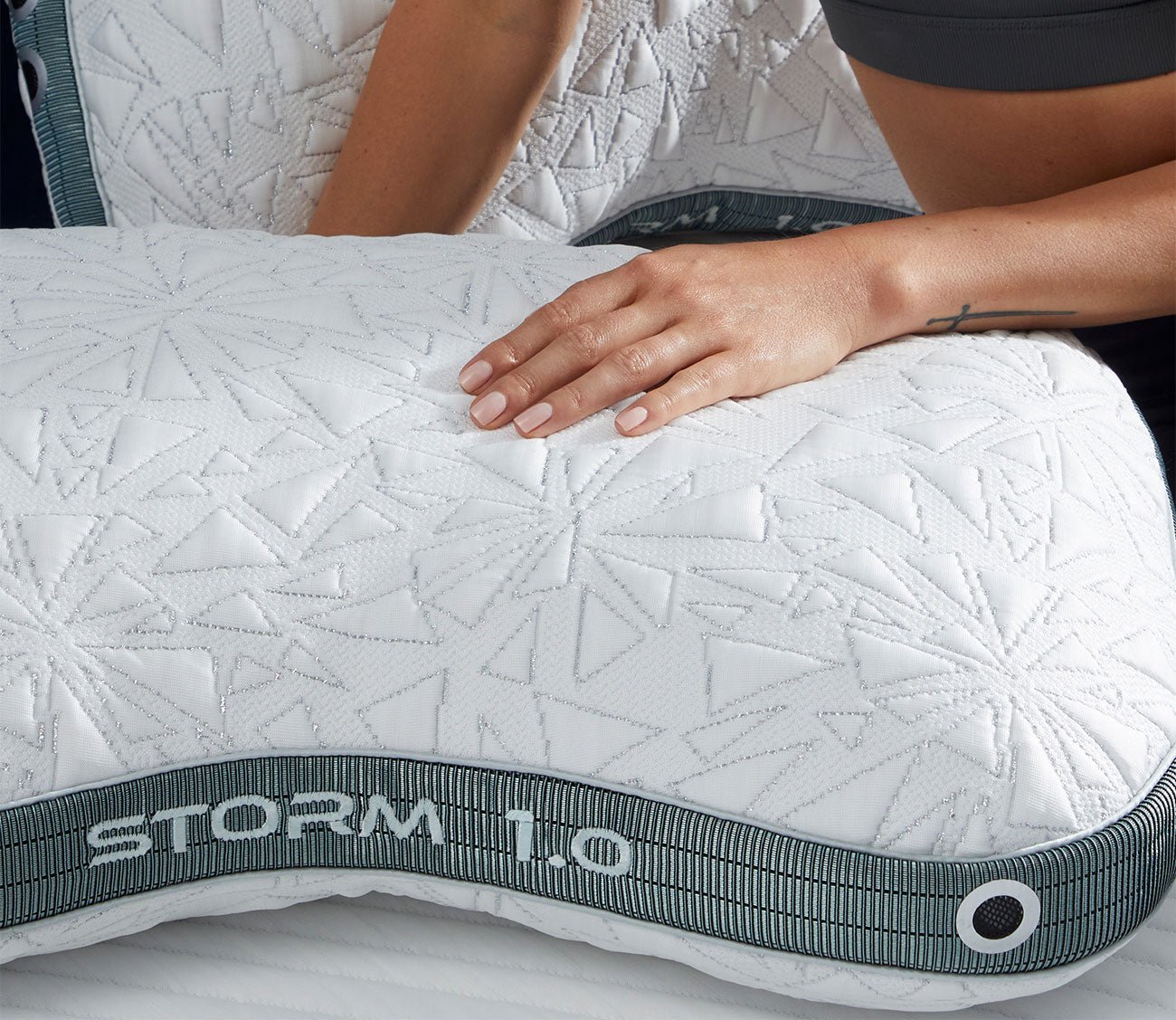 Storm Cuddle Curve Pillow by Bedgear