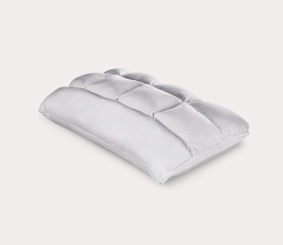 Fabrictech Cooling Memory Fiber Pillow Queen, White