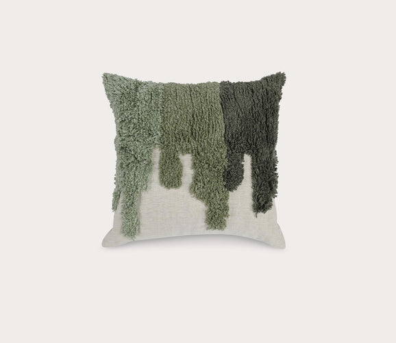 Talum Sage Natural Throw Pillow by Villa by Classic Home